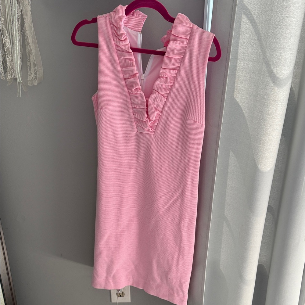 Lilly Pulitzer Pink Ruffle Dress